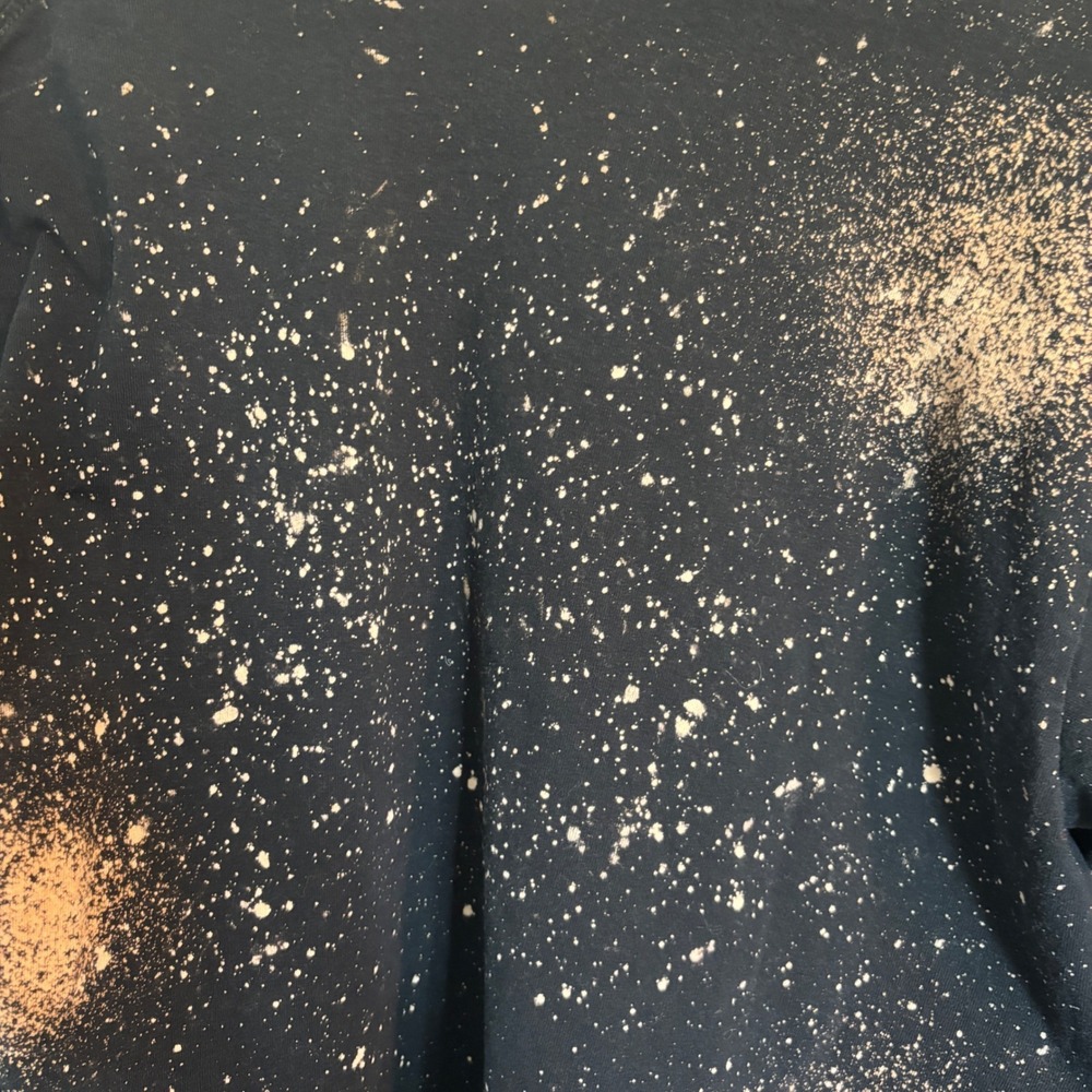 Bohemian Cowgirl Women's Halloween "BOO" Black Splatter Long Sleeve Tee Large - Picture 8 of 13